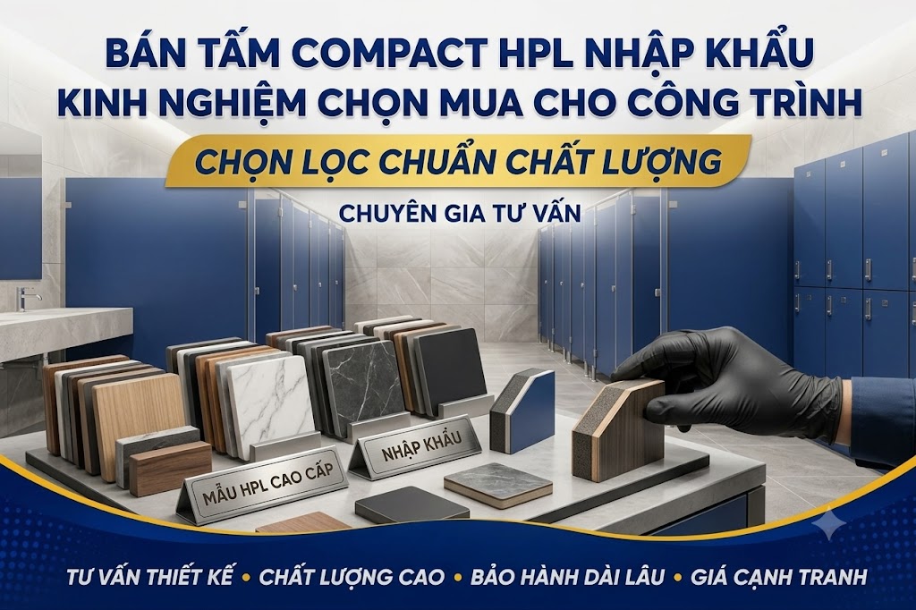 Bán Tấm Compact HPL Nhập Khẩu - Kinh Nghiệm Chọn Mua Cho Công Trình